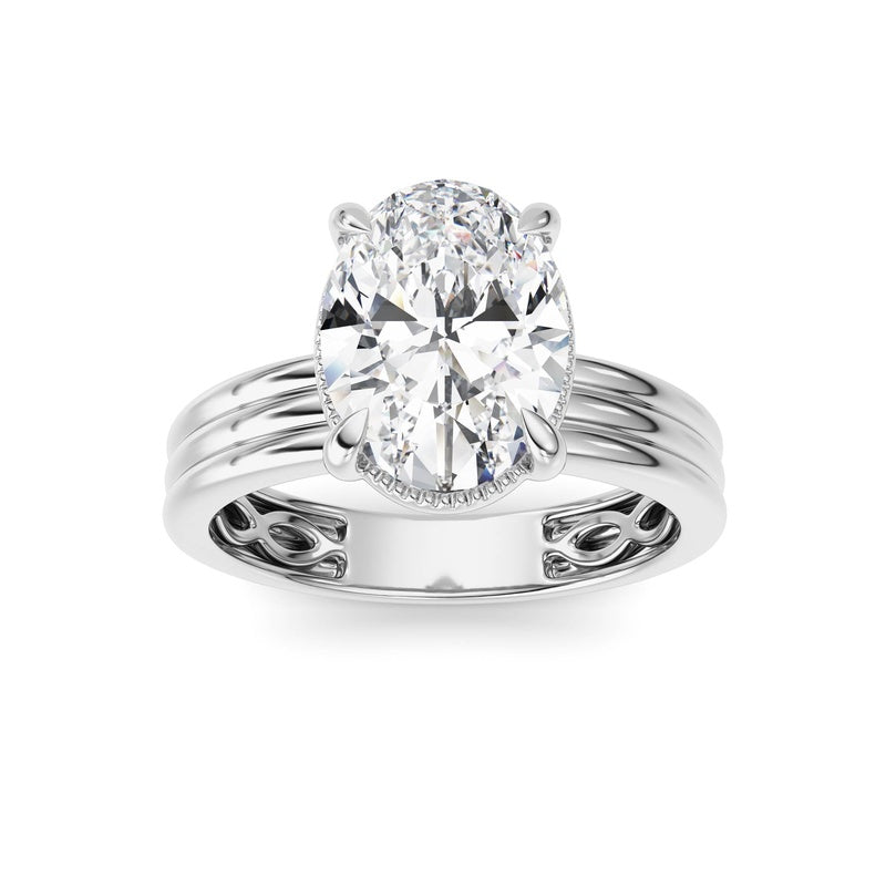 14K White Gold Ring KJ02492R.OV-2-21F