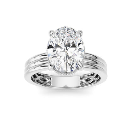 14K White Gold Ring KJ02492R.OV-2-21F