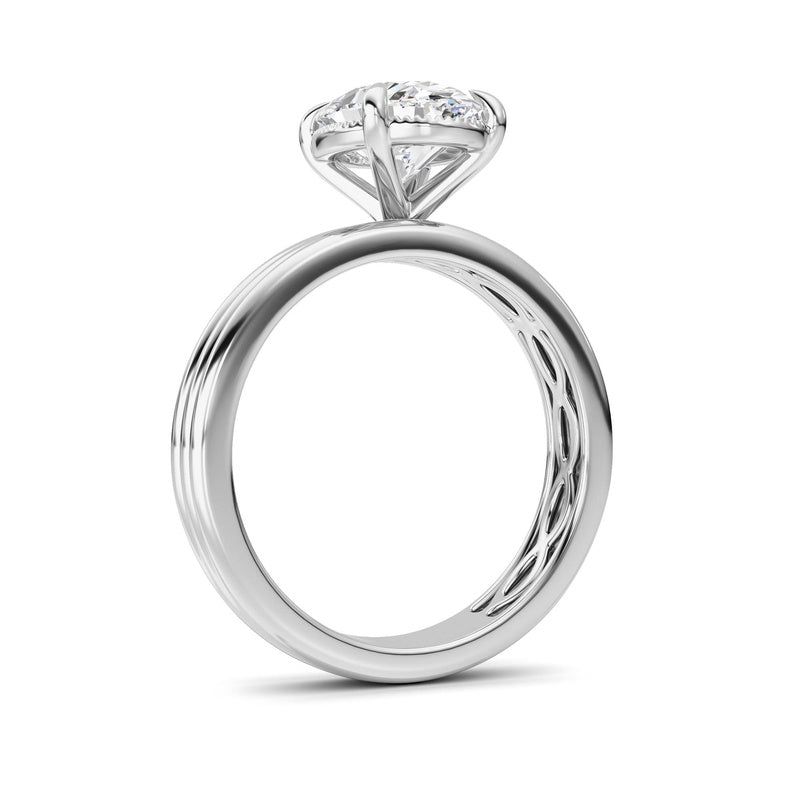 14K White Gold Ring KJ02492R.OV-2-21F