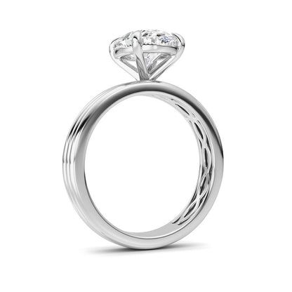 14K White Gold Ring KJ02492R.OV-2-21F