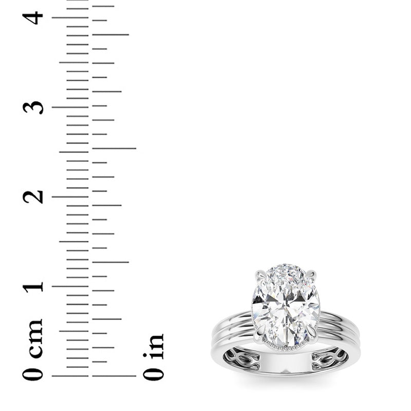 14K White Gold Ring KJ02492R.OV-2-21F