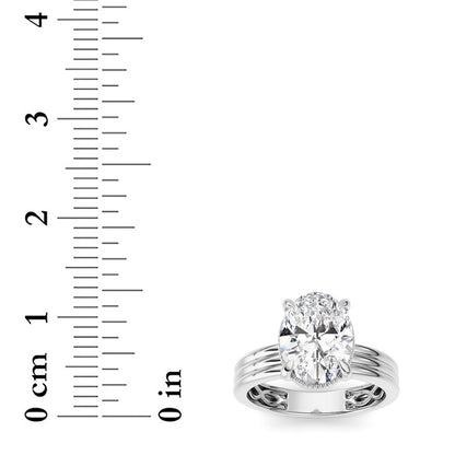 14K White Gold Ring KJ02492R.OV-2-21F