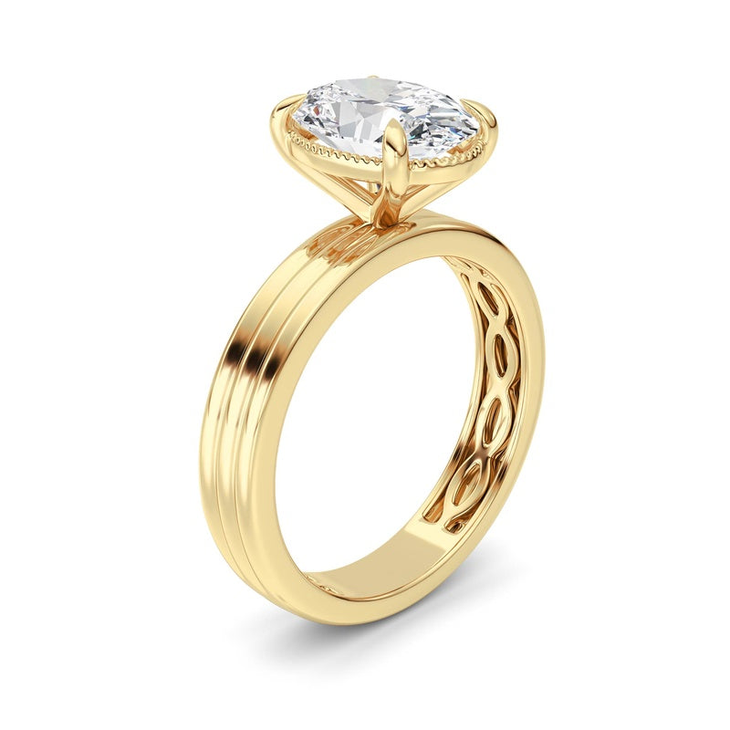 14K White Gold Ring KJ02492R.OV-2-21F
