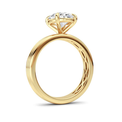 14K White Gold Ring KJ02492R.OV-2-21F