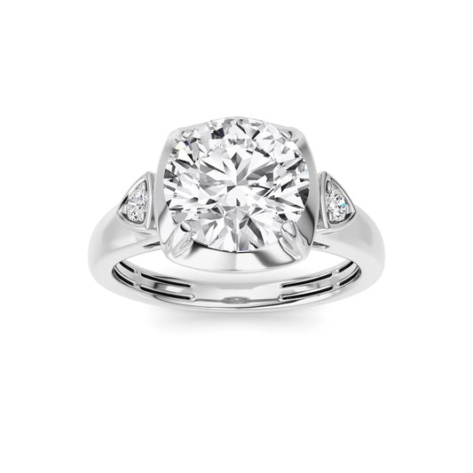 14K White Gold Ring KJ02618R.RD-2-21F