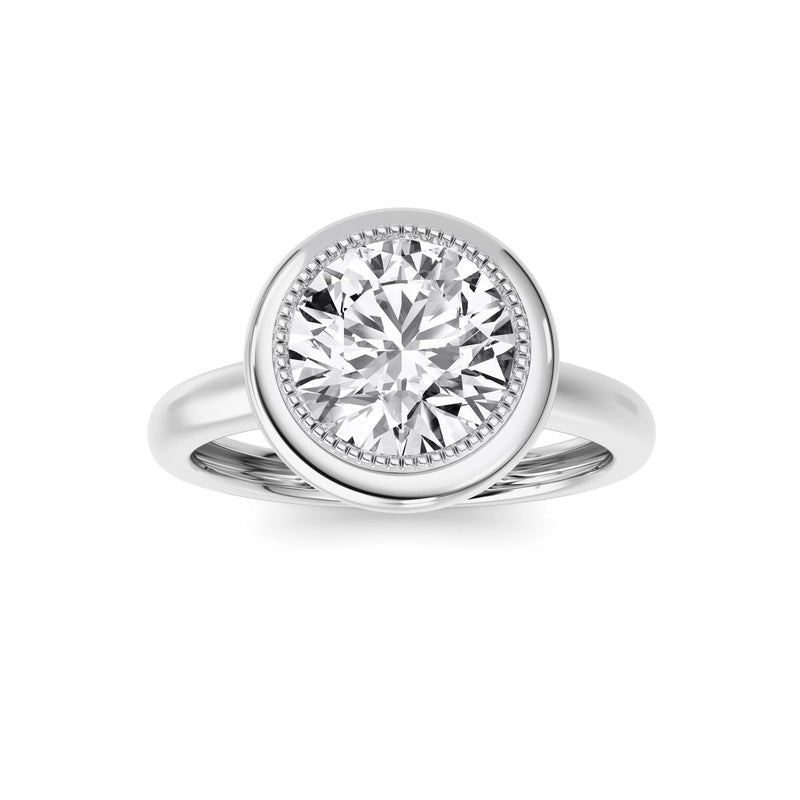 14K White Gold Ring KJ02619R.RD-1.5-21F