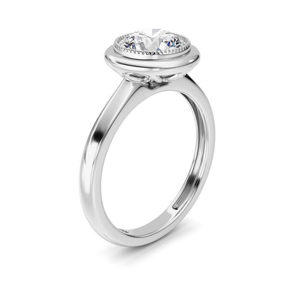 14K White Gold Ring KJ02619R.RD-1.5-21F