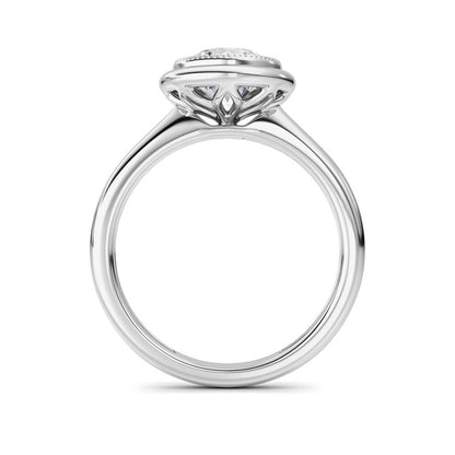 14K White Gold Ring KJ02619R.RD-1.5-21F