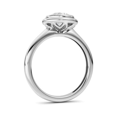 14K White Gold Ring KJ02619R.RD-1.5-21F