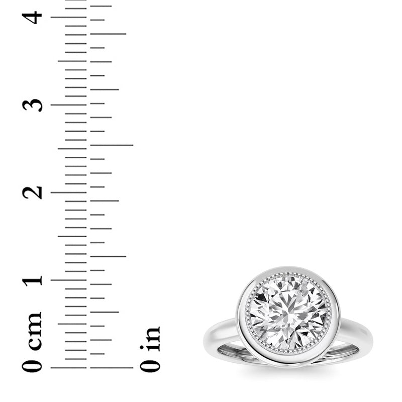 14K White Gold Ring KJ02619R.RD-1.5-21F