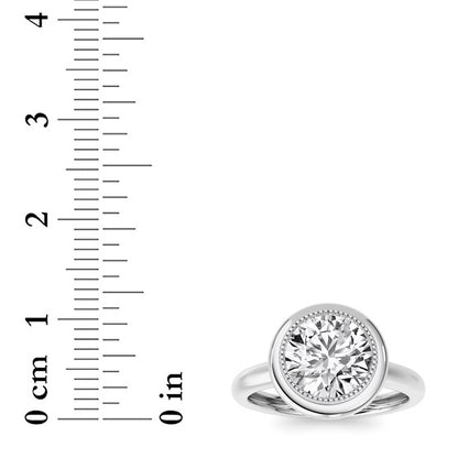 14K White Gold Ring KJ02619R.RD-1.5-21F