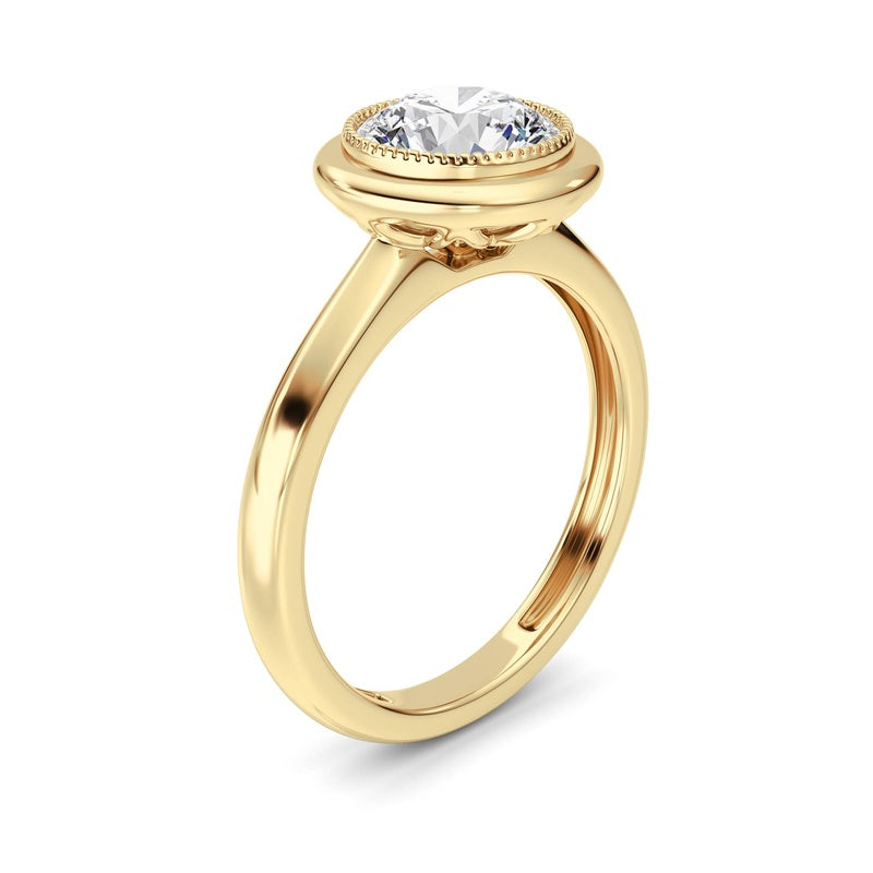 14K White Gold Ring KJ02619R.RD-1.5-21F