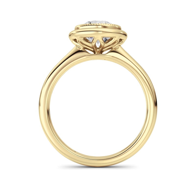 14K White Gold Ring KJ02619R.RD-1.5-21F