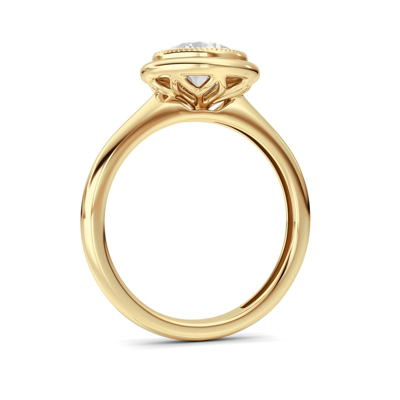 14K White Gold Ring KJ02619R.RD-1.5-21F