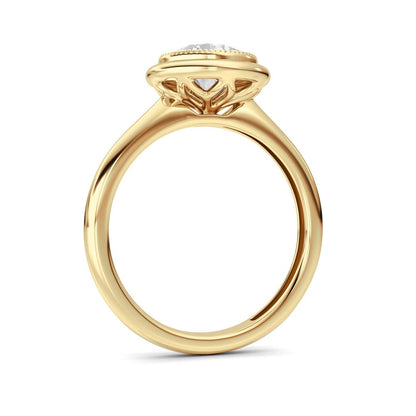 14K White Gold Ring KJ02619R.RD-1.5-21F