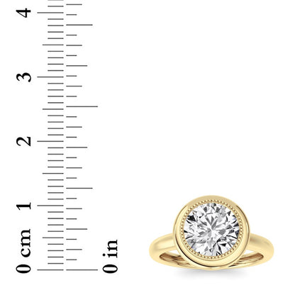 14K White Gold Ring KJ02619R.RD-1.5-21F