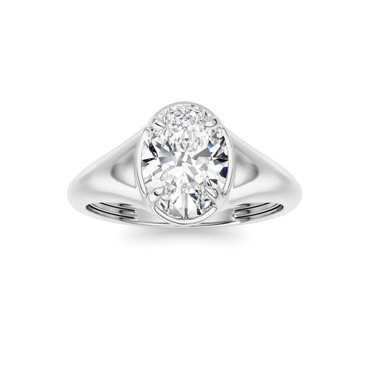 14K White Gold Ring KJ02633R.OV-1-21F