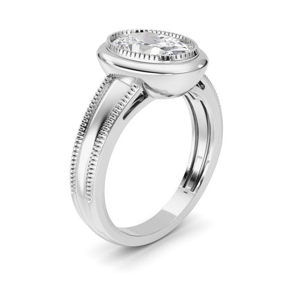 14K White Gold Ring KJ02635R.OV-2-21F