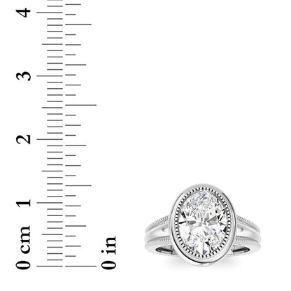 14K White Gold Ring KJ02635R.OV-2-21F