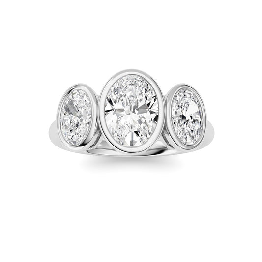 14K White Gold Ring KJ02697R.OV-2-21F