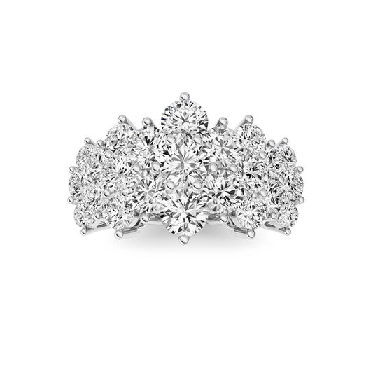 14K White Gold Ring KJ02958R.RD-3-21F