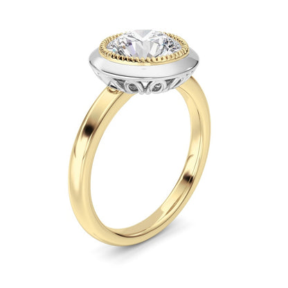 14K Yellow Gold, 14K White Gold Ring KJ03074R.RD-2-26F