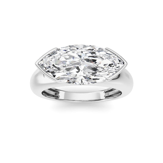 14K White Gold Ring KJ03288R.MQ-3-21F