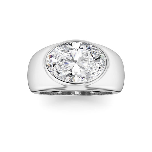 14K White Gold Ring KJ03293R.OV-3-21F