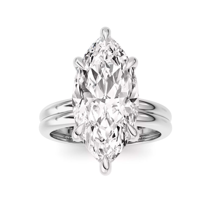 14K White Gold Ring KJ03302R.MQ-4-21F