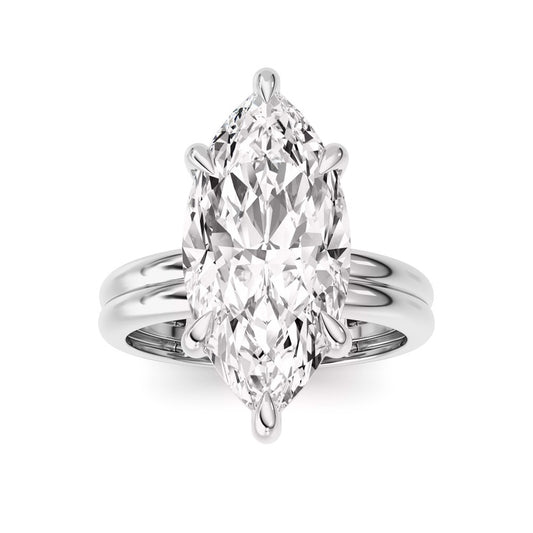 14K White Gold Ring KJ03302R.MQ-4-21F