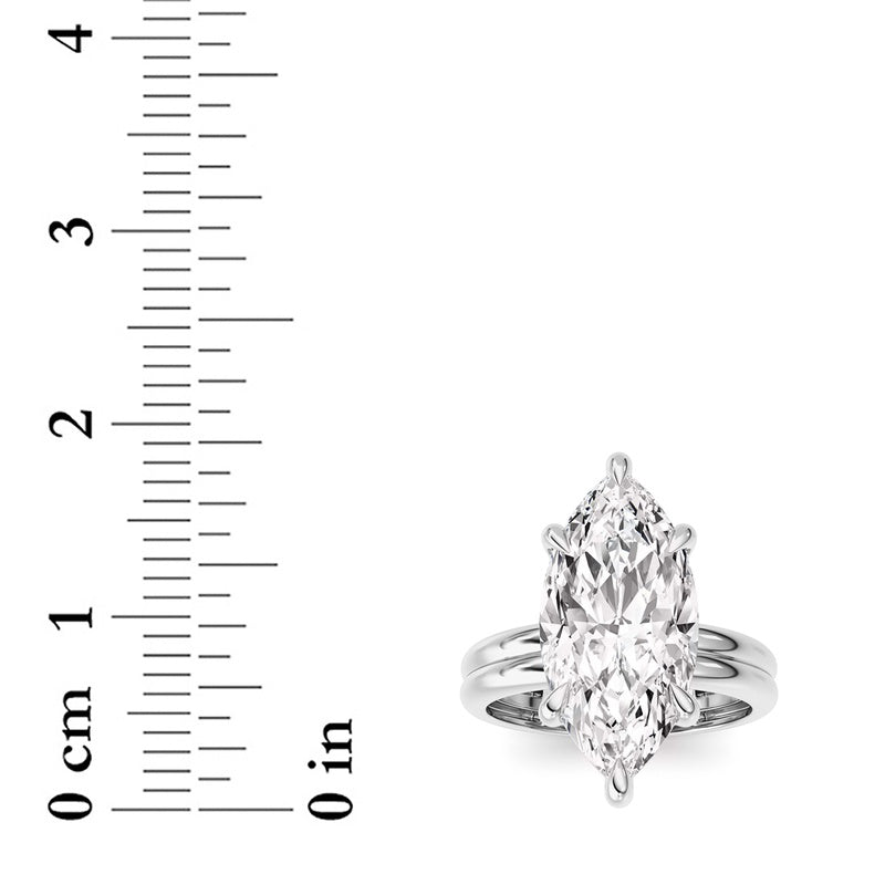 14K White Gold Ring KJ03302R.MQ-4-21F