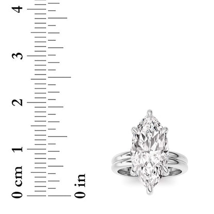 14K White Gold Ring KJ03302R.MQ-4-21F