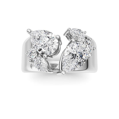14K White Gold Ring KJ03307R.PS-RD-2.5-21F