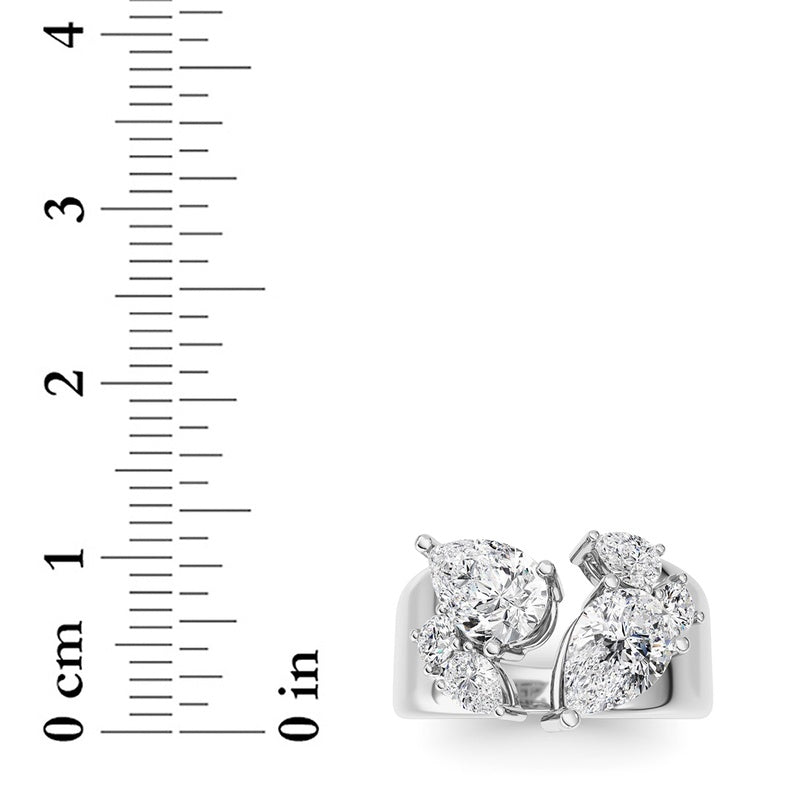 14K White Gold Ring KJ03307R.PS-RD-2.5-21F