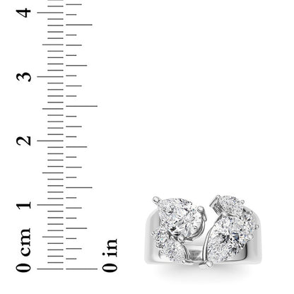 14K White Gold Ring KJ03307R.PS-RD-2.5-21F