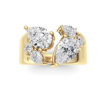 14K White Gold Ring KJ03307R.PS-RD-2.5-21F