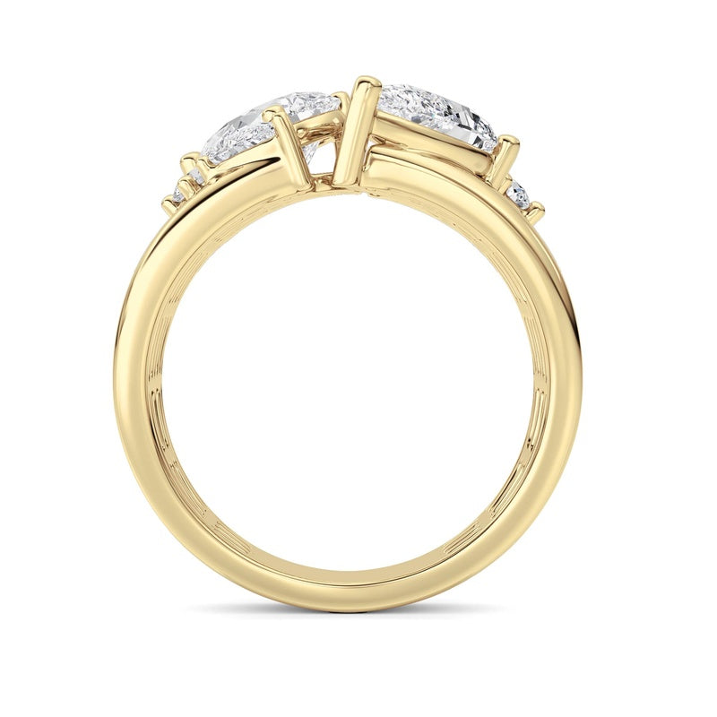 14K White Gold Ring KJ03307R.PS-RD-2.5-21F