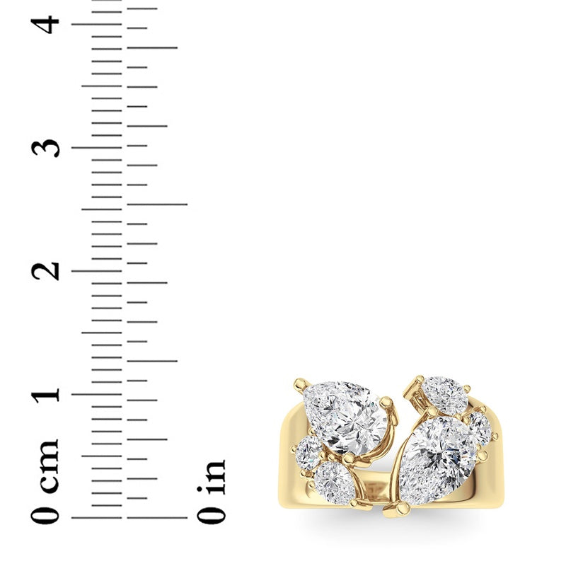 14K White Gold Ring KJ03307R.PS-RD-2.5-21F