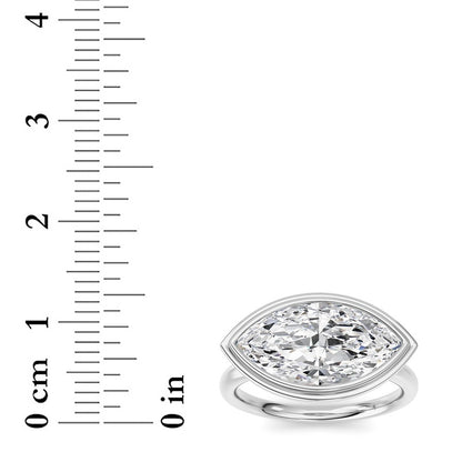 14K White Gold Ring KJ03333R.MQ-3-21F
