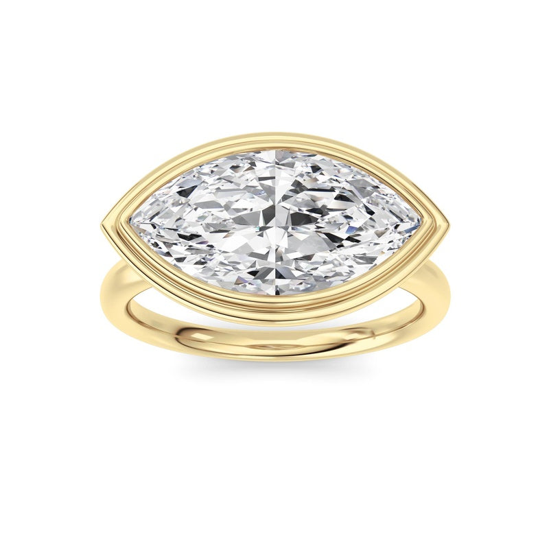 14K White Gold Ring KJ03333R.MQ-3-21F