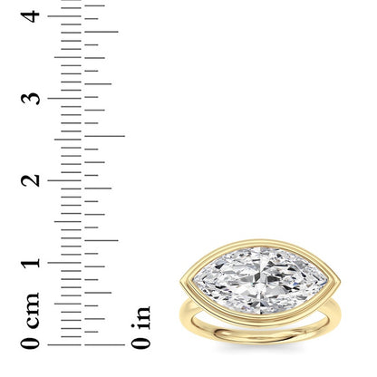 14K White Gold Ring KJ03333R.MQ-3-21F