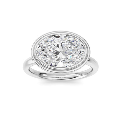 14K White Gold Ring KJ03333R.OV-3-21F