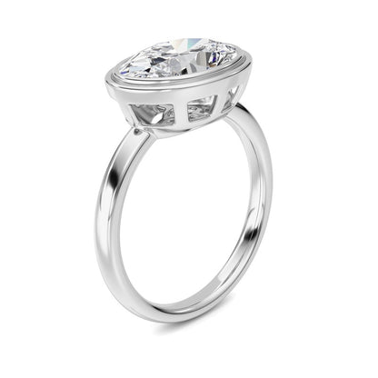 14K White Gold Ring KJ03333R.OV-3-21F
