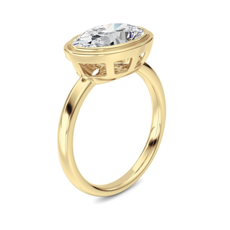 14K White Gold Ring KJ03333R.OV-3-21F