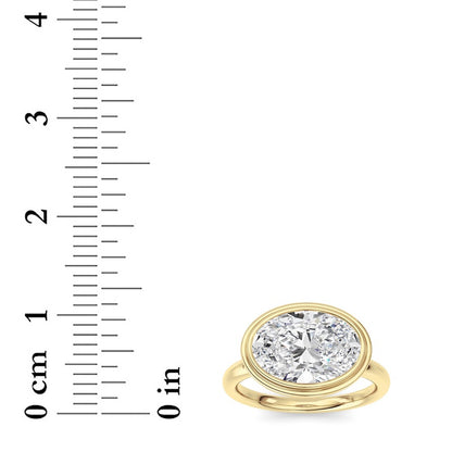 14K White Gold Ring KJ03333R.OV-3-21F