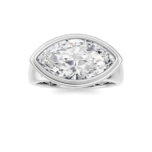 14K White Gold Ring KJ03334R.MQ-3-21F