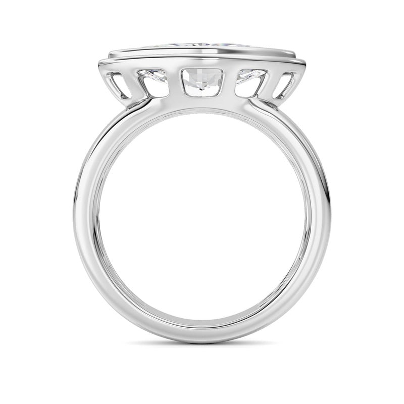14K White Gold Ring KJ03334R.MQ-3-21F