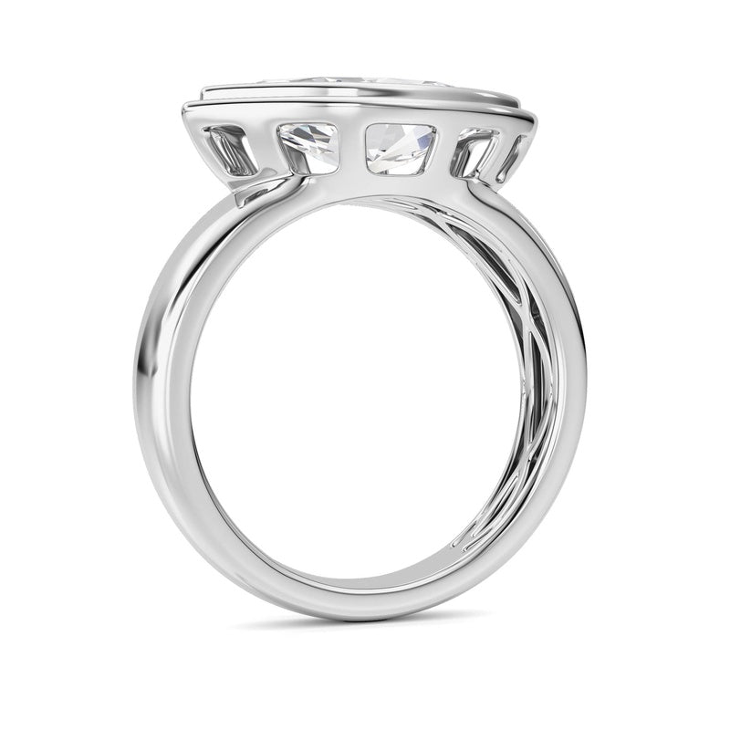 14K White Gold Ring KJ03334R.MQ-3-21F