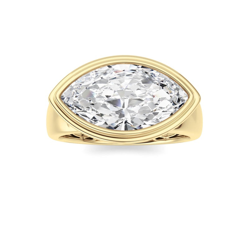 14K White Gold Ring KJ03334R.MQ-3-21F