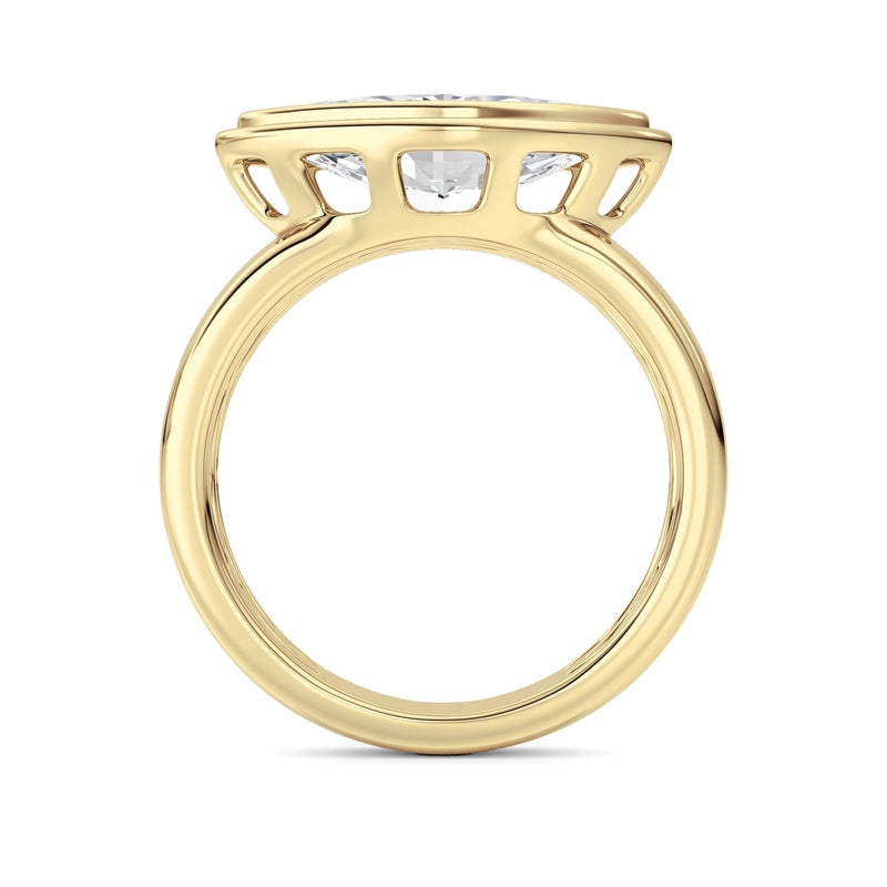 14K White Gold Ring KJ03334R.MQ-3-21F